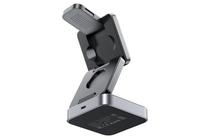 Беспроводное зарядное устройство ACEFAST E20 Desktop 3-in-1 Wireless Charging Holder Black