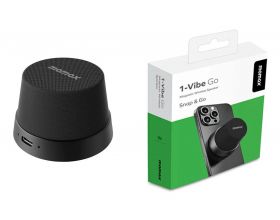 Портативная беспроводная колонка MOMAX 1-Vibe Go Magnetic (BS6HKD) Black
