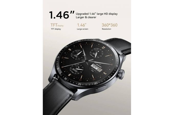 Смарт часы JoyRoom Classic Series JR-FC2 Pro Smart Watch (Answer/Make Call)-Space Grey