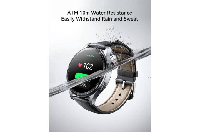 Смарт часы JoyRoom Classic Series JR-FC2 Pro Smart Watch (Answer/Make Call)-Space Grey