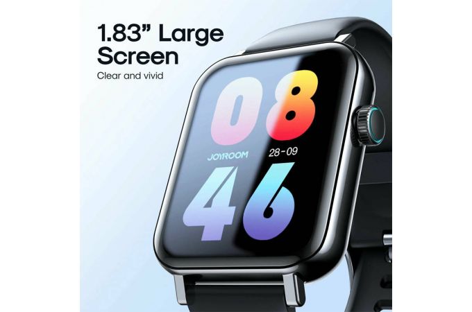 Смарт часы JoyRoom Fit-Life Series JR-FT5 Plus Smart Watch (Answer/Make Call) Graphite Black (черный)
