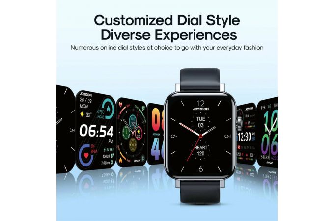 Смарт часы JoyRoom Fit-Life Series JR-FT5 Plus Smart Watch (Answer/Make Call) Graphite Black (черный)