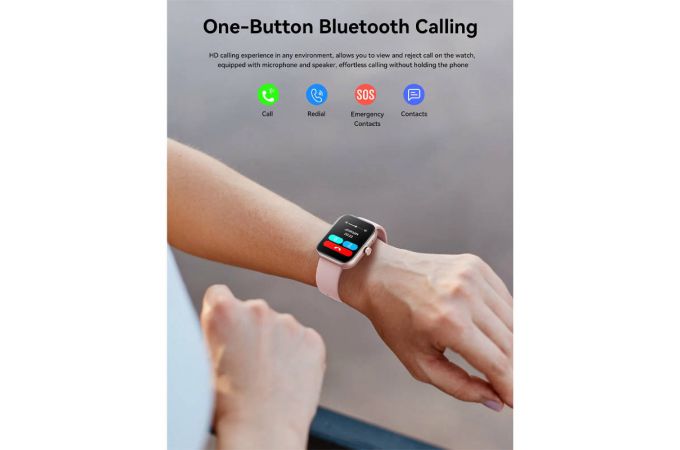 Смарт часы JoyRoom Fit-life Series JR-FT5 Plus Smart Watch (Answer/Make Call)-Rose Gold