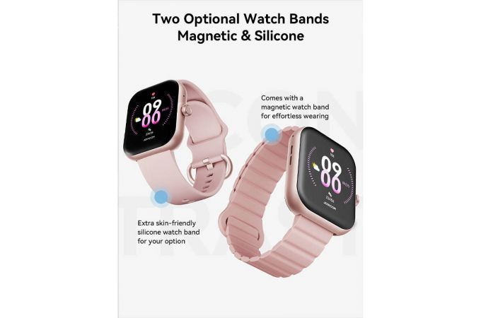 Смарт часы JoyRoom Fit-life Series JR-FT5 Plus Smart Watch (Answer/Make Call)-Rose Gold