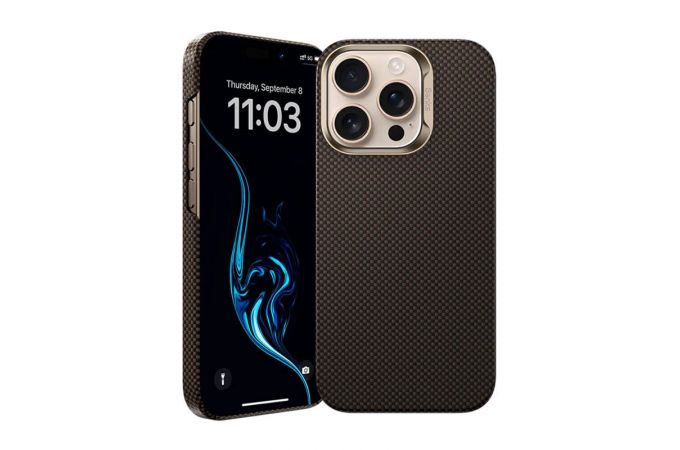 Чехол для iPhone 16 Pro Max Benks kevlar Armortint Phone case C3S (Desert gold)