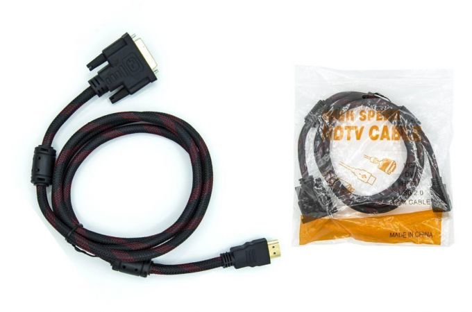 Кабель DVI-D - HDMI (папа - папа) 1.5 м (V1.4)