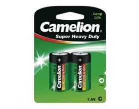 Батарейка солевая Camelion R14/2BL Super Heavy Duty (цена за блистер 2 шт)