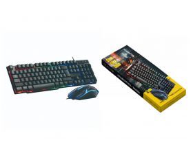 Комплект клавиатура+мышь проводной Орбита OT-PCM74 RGB