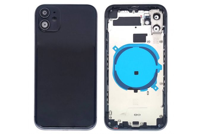 Корпус для iPhone 11 (черный) CE (литое стекло)
