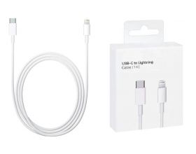Кабель USB Type-C - Lightning cable org 1in1 (белый) 1м (Л)