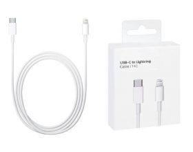 Кабель USB Type-C - Lightning cable org 1in1 (белый) 2м (Л)