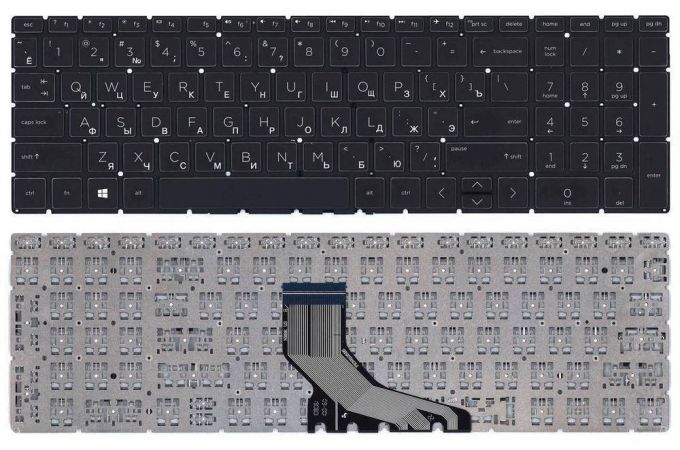 Клавиатура для ноутбука HP 250 G7 черная