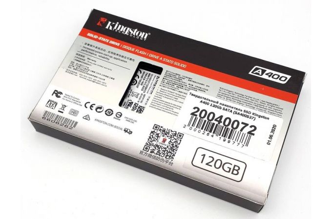 Твердотельный накопитель SSD Kingston A400 120Gb SATA (SA400S37)