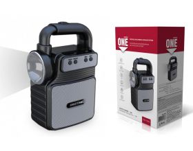 Портативная беспроводная колонка Smartbuy ONE 5080, 5Вт, Bluetooth, Фонарь, MP3, FM-радио, (SBS-5080) (черный)