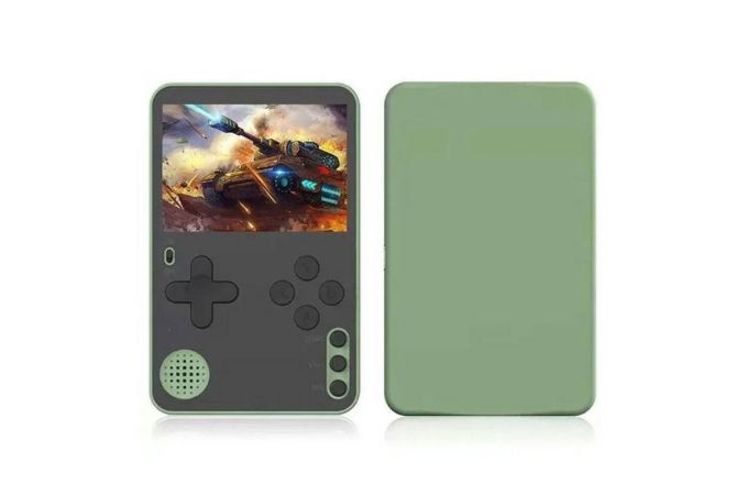 Портативная игровая приставка 500-in-1 K10 Retro Ultra Slim 8bit Green