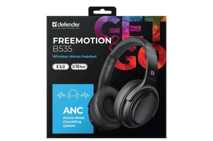 Bluetooth наушники Defender FreeMotion B535 черные