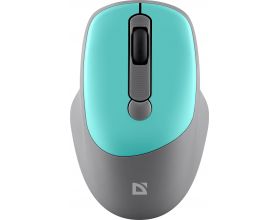 Мышь беспроводная Defender Feam MM-296 мятный 800-1600 dpi /сенсор Pixart3065/бесшумные кнопки