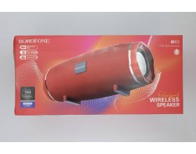 Портативная беспроводная колонка BOROFONE BR3 (красный) (УЦЕНКА! МЯТАЯ УПАКОВКА)