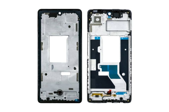 Средняя часть для Tecno Pova 6 4G (LI7) (рамка дисплея) черный, с разбора