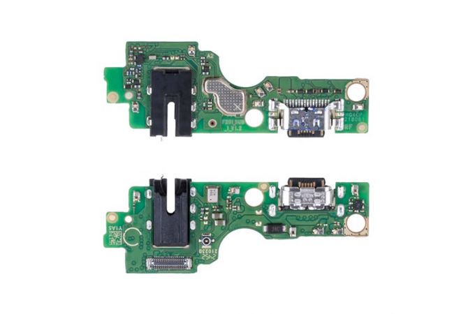 Шлейф для Tecno Spark Go 1 (KL4) с разъемом зарядки + разъем гарнитуры (плата)