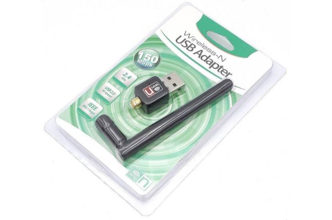 Wi-Fi адаптер 150Mb/s с антенной для ноутбука, ПК