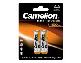 Аккумулятор Ni-Mh Camelion AA 1500mAh/2BL (цена за блистер 2 шт)