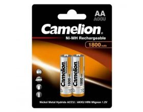 Аккумулятор Ni-Mh Camelion AA 1800mAh/2BL (цена за блистер 2 шт)