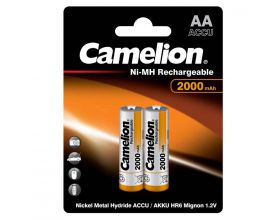 Аккумулятор Ni-Mh Camelion AA 2000mAh/2BL (цена за блистер 2 шт)