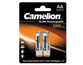 Аккумулятор Ni-Mh Camelion AA 2300mAh/2BL (цена за блистер 2 шт)