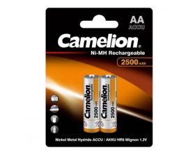 Аккумулятор Ni-Mh Camelion AA 2500mAh/2BL (цена за блистер 2 шт)