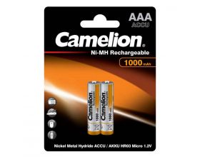 Аккумулятор Ni-Mh Camelion AAA 1000mAh/2BL (цена за блистер 2 шт)