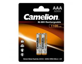 Аккумулятор Ni-Mh Camelion AAA 1100mAh/2BL (цена за блистер 2 шт)