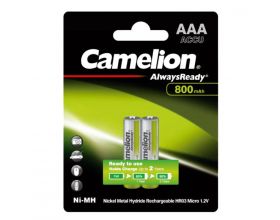 Аккумулятор Ni-Mh Camelion AlwaysReady AAA 800mAh/2BL (цена за блистер 2 шт)