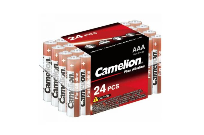 Батарейка алкалиновая Camelion LR03 AAA /24BOX Plus Alkaline (цена за бокс 24 шт)