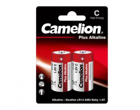 Батарейка алкалиновая Camelion LR14/2BL  Plus Alkaline (цена за блистер 2 шт)
