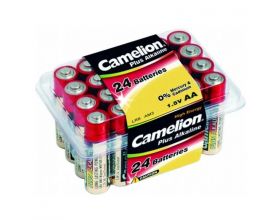 Батарейка алкалиновая Camelion LR6 AA /24BOX Plus Alkaline (цена за бокс 24 шт)