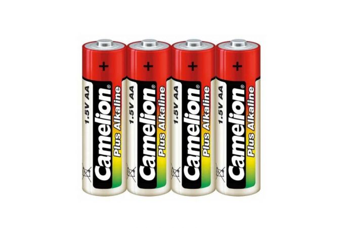 Батарейка алкалиновая Camelion LR6 AA /4SH Plus Alkaline (цена за спайку 4 шт)