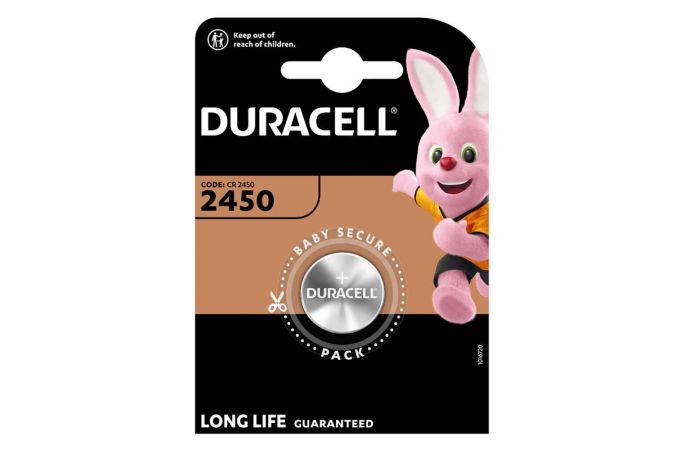 Батарейка литиевая Duracell CR2450/1BL