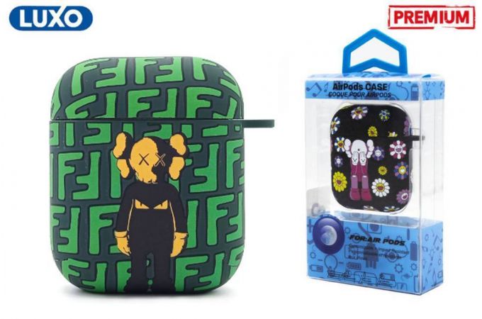 Чехол для наушников LUXO KAWS для Apple AirPods 1-2 Рисунок A174