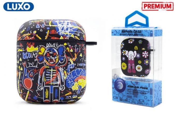 Чехол для наушников LUXO KAWS для Apple AirPods 1-2 Рисунок A170
