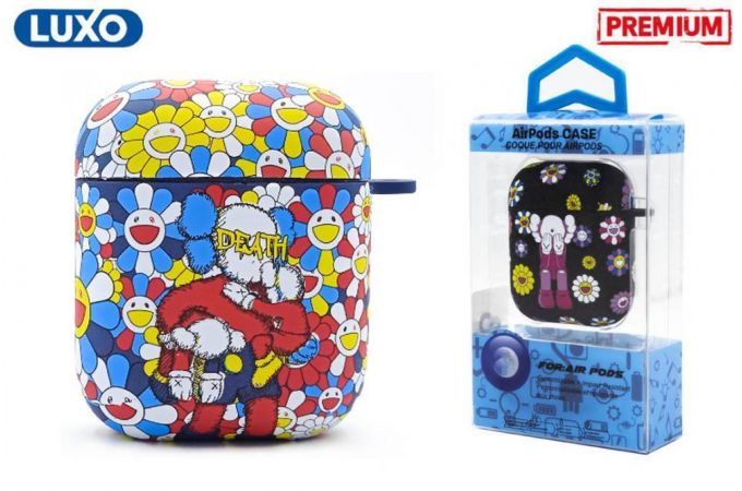 Чехол для наушников LUXO KAWS для Apple AirPods 1-2 Рисунок A172