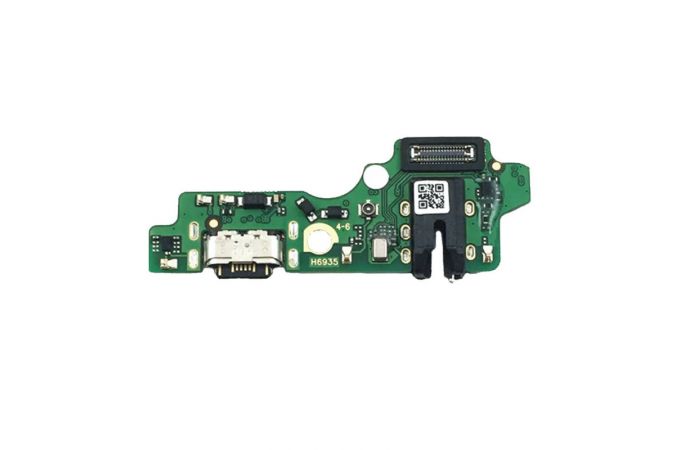 Шлейф для Tecno Spark 30 4G (KL6) с разъемом зарядки + разъем гарнитуры (плата) org