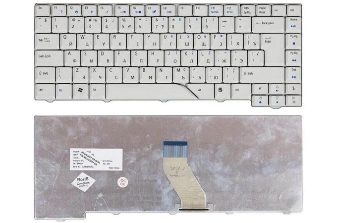 Клавиатура для ноутбука Acer Aspire 4230 белая