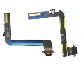 Шлейф для iPad Air/ iPad 9.7 (2018) с разъемом зарядки (черный)