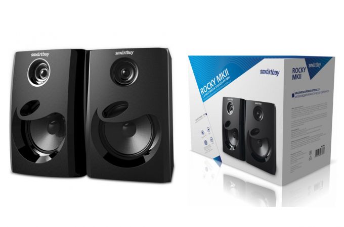 Акустическая система 2.0 SmartBuy ROCKY MKII, 6Вт, Bluetooth, MP3 SBS-940 (черный)