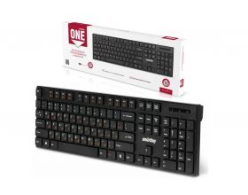 Клавиатура беспроводная мультимедийная Smartbuy ONE 238 (SBK-238AG-K) (черный)