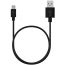 Кабель USB - USB Type-C Maxvi (MC-02 UP) 3A (черный) 1м