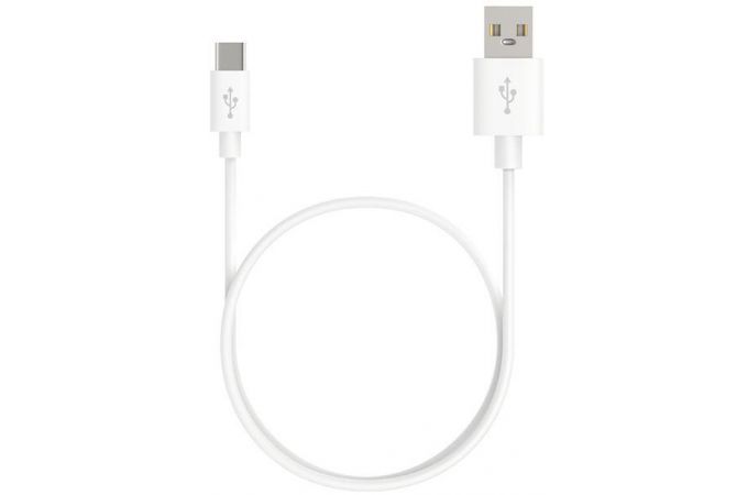 Кабель USB - USB Type-C Maxvi (MC-02) 2A (белый) 1м