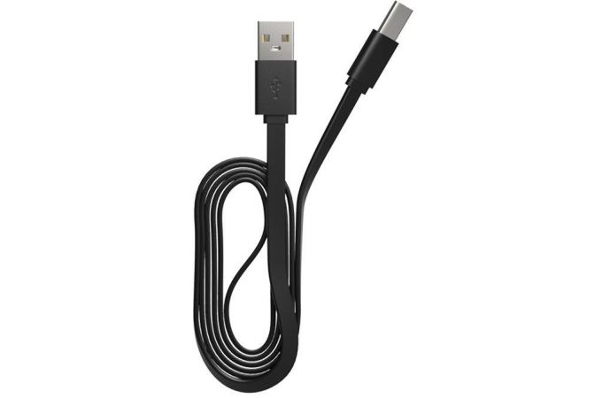 Кабель USB - USB Type-C Maxvi 2A (MC-02LF) (черный) 1м