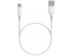 Кабель USB - USB Type-C Maxvi (MC-A02 UP) 3A (белый) 1м